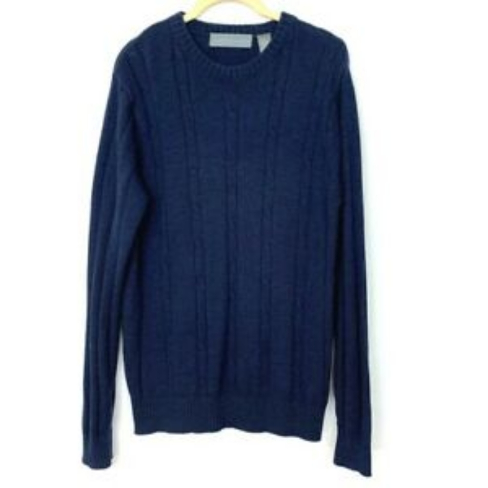 Vintage Oscar De La Renta Sweater Navy Blue